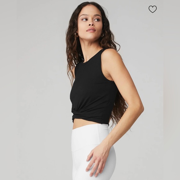 Two ALO Cover Tanks in Black and Raisin - Picture 2 of 8